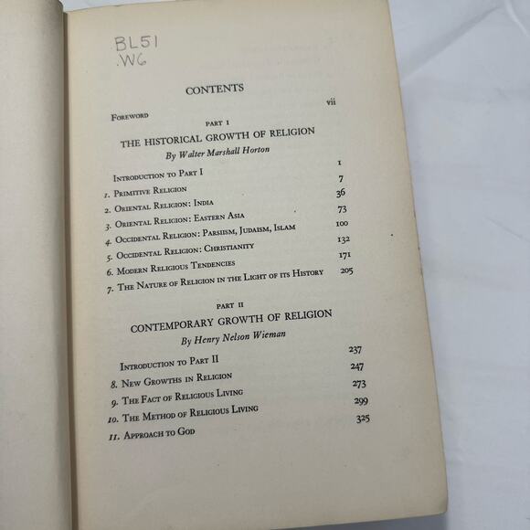 The Growth of Religion Vintage Hardback 1938 Willett, Clark, & Co Library Book - Picture 11 of 16